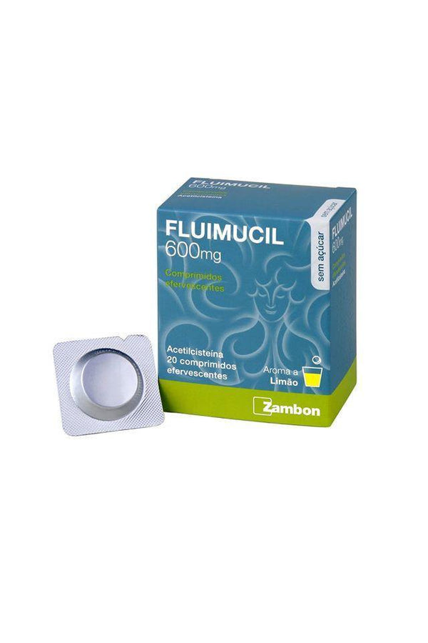 Fluimucil, 600 mg x 20 comp eferv - Farmácia Saldanha