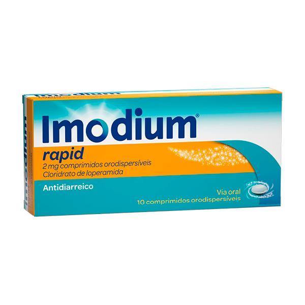 Imodium Rapid, 2 mg x 10 comp orodisp - Farmácia Saldanha