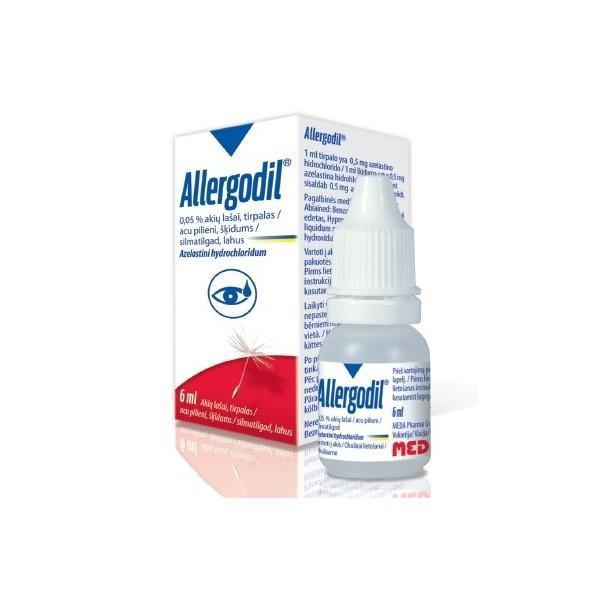 Allergodil, 0,5 mg/mL-6 mL x 1 sol col - Farmácia Saldanha