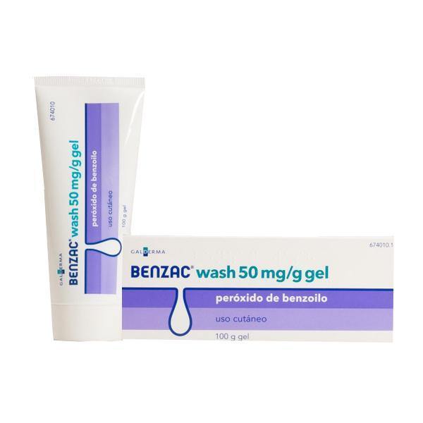 Benzac Wash 5, 50 mg/g-100 g x 1 gel bisnaga - Farmácia Saldanha