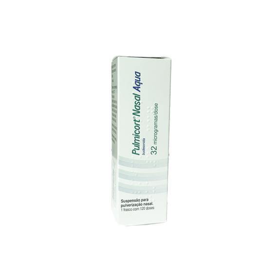 Pulmicort Nasal Aqua (120 doses), 32 mcg/dose x 1 susp pulv nasal - Farmácia Saldanha