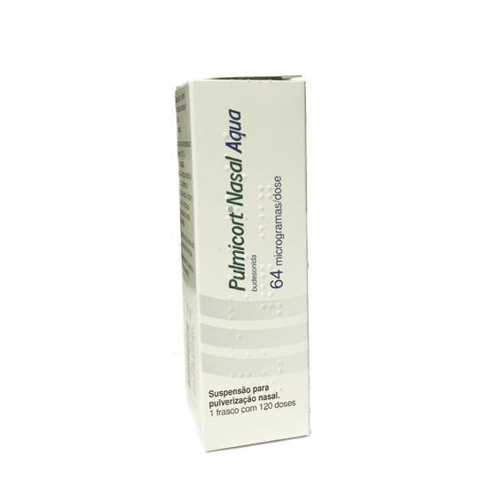 Pulmicort Nasal Aqua (120 doses), 64 mcg/dose x 1 susp pulv nasal - Farmácia Saldanha