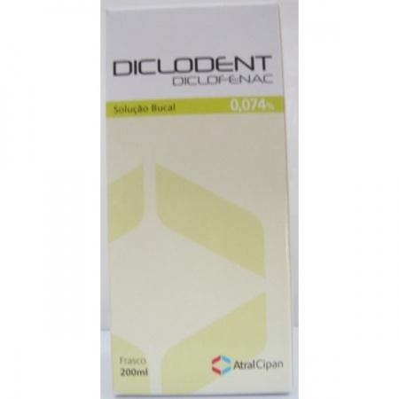 Diclodent, 0,74mg/mL-200mL x 1 sol bucal frasco - Farmácia Saldanha