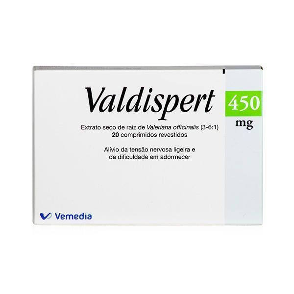 Valdispert, 450 mg x 20 comp rev - Farmácia Saldanha