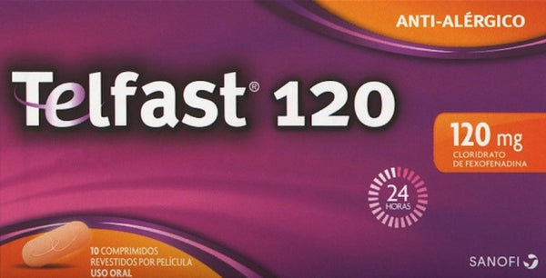 Telfast 120, 120 mg x 10 comp rev - Farmácia Saldanha