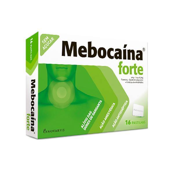 Mebocaína Forte, 4/1/0,2 mg x 16 pst - Farmácia Saldanha