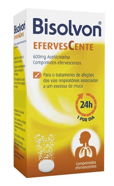 Bisolvon Efervescente MG, 600 mg x 10 comp eferv - Farmácia Saldanha