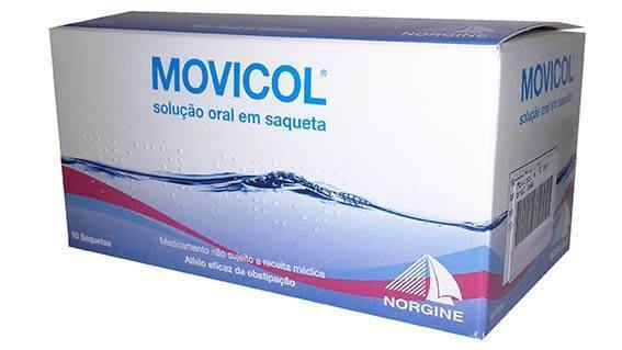 Movicol, 25 mL x 10 sol oral saq - Farmácia Saldanha