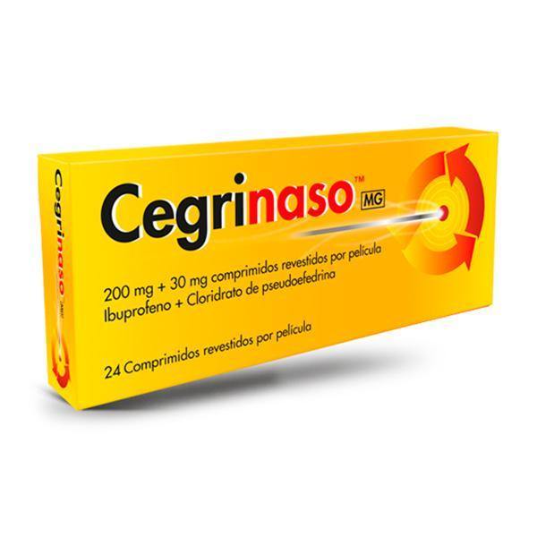 Cegrinaso MG, 200 mg + 30 mg Blister 24 Unidade(s) Comp revest pelic - Farmácia Saldanha