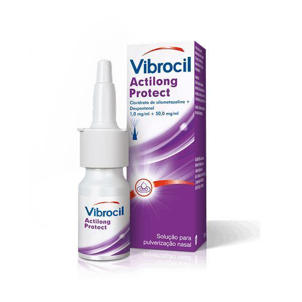 Vibrocil ActilongProtect, 1/50 mg/mL-15mL x 1 sol pulv nasal - Farmácia Saldanha