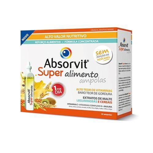 Absorvit Super Alimento Amp 15ml X20 sol oral dil - Farmácia Saldanha
