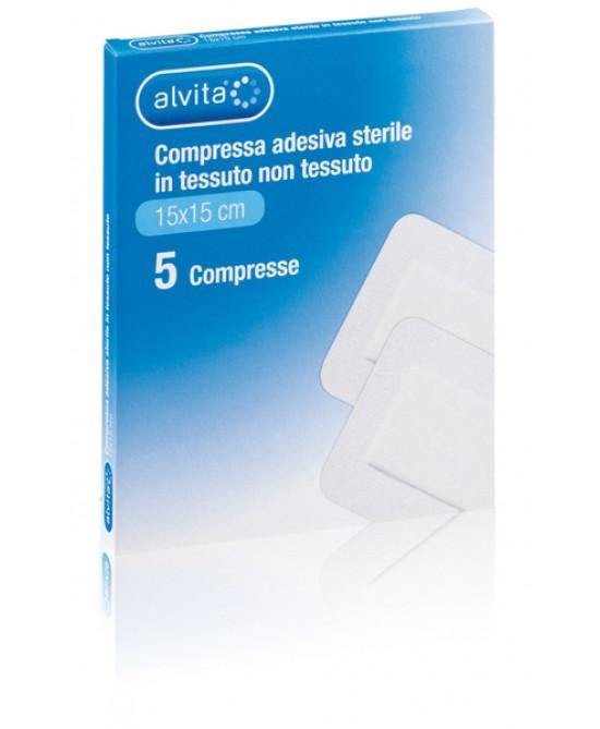 Alvita Cpssa Gaze Est 15x15cmx10 - Farmácia Saldanha