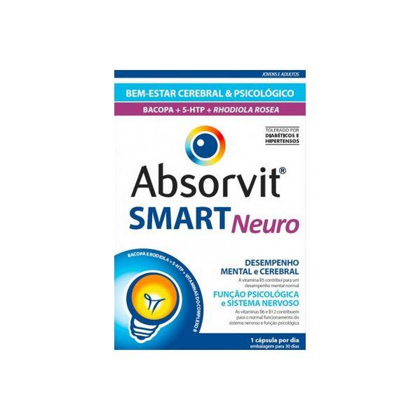 Absorvit Smart Neuro Caps X30 cáps(s) - Farmácia Saldanha