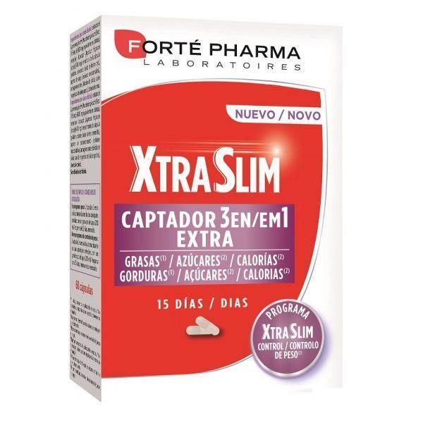 Xtra Slim Captador 3Em1 Caps X60 - Farmácia Saldanha