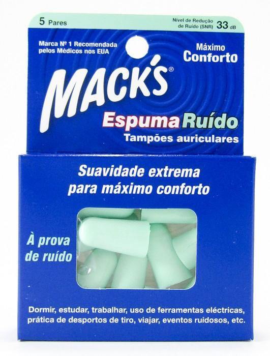 Mack S Espuma Ruido Tampao Oto X5 - Farmácia Saldanha