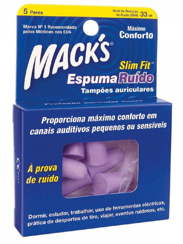 Mack S Esp Ruido Tampao Oto Slim Fit X 5 - Farmácia Saldanha