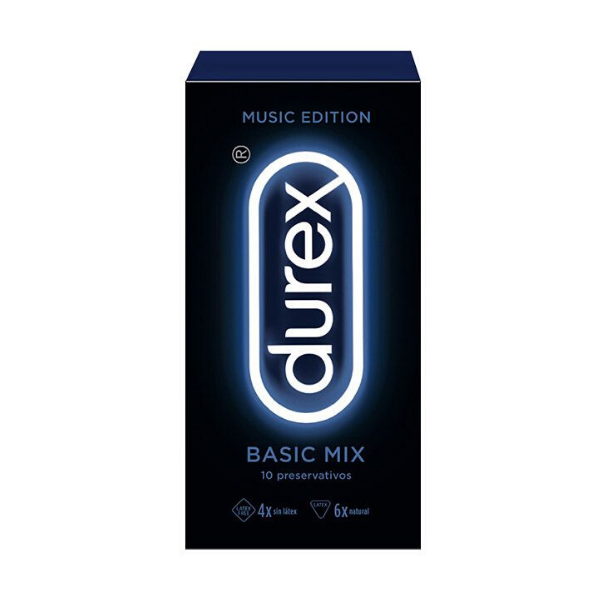 Durex Music Edit Basic Mix Preserv X10 - Farmácia Saldanha