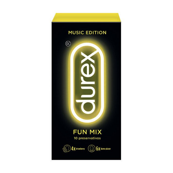 Durex Music Edit Fun Mix Preserv X10 - Farmácia Saldanha