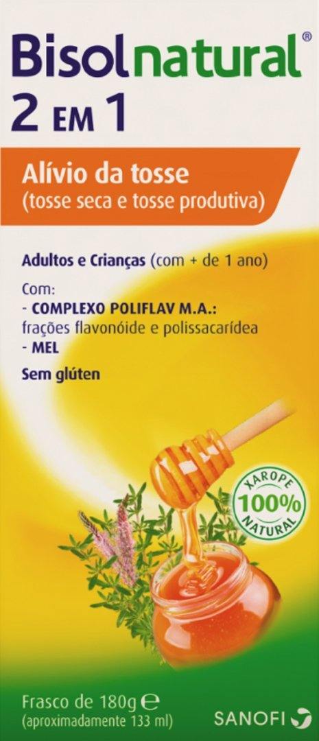 Bisolnatural Xarope 2em1 133ml - Farmácia Saldanha