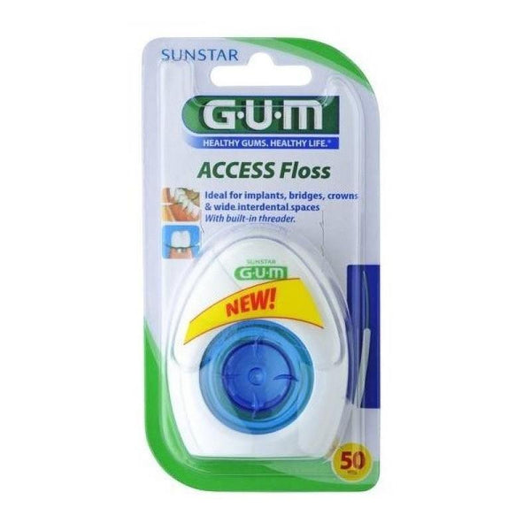 Gum Access Floss Fio Dent 3200 50 Utiliz - Farmácia Saldanha