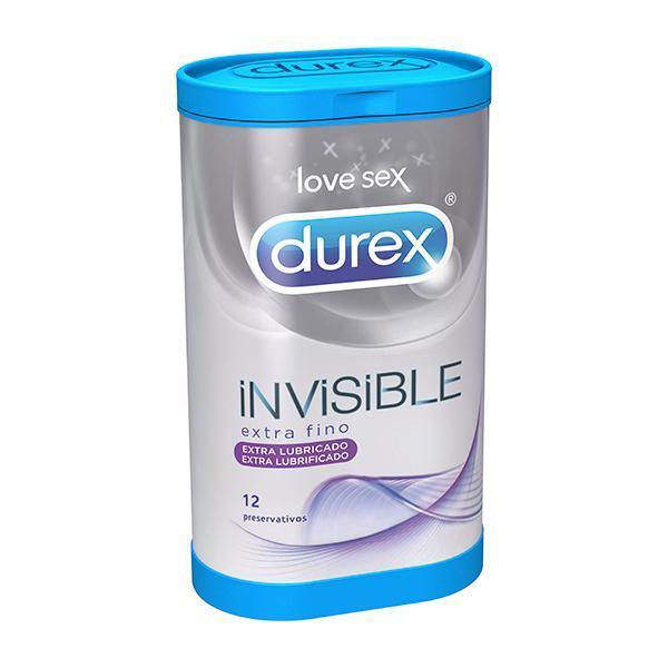 Durex Invisible Extra Lubrif Preserv X12 - Farmácia Saldanha
