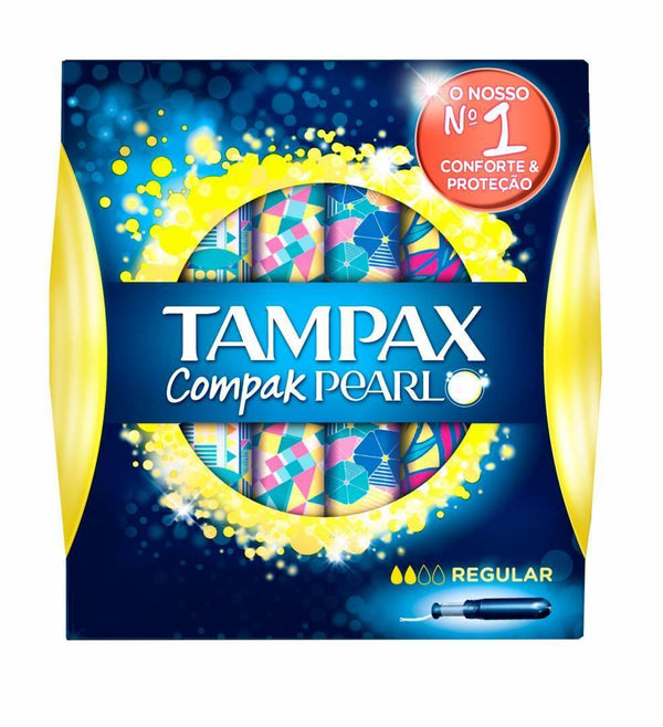 Tampax Compak Pearl Tampao Aplic Regx18 - Farmácia Saldanha