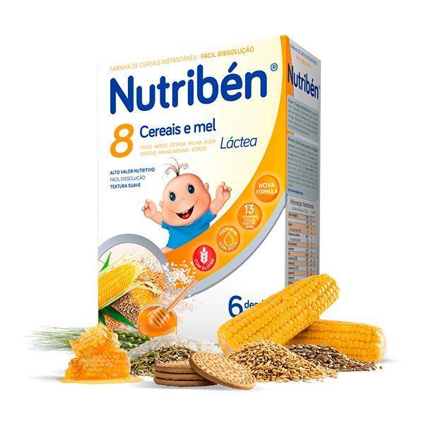 Nutriben Farinhas 8 Cereais Mel La 2 X 300g - Farmácia Saldanha