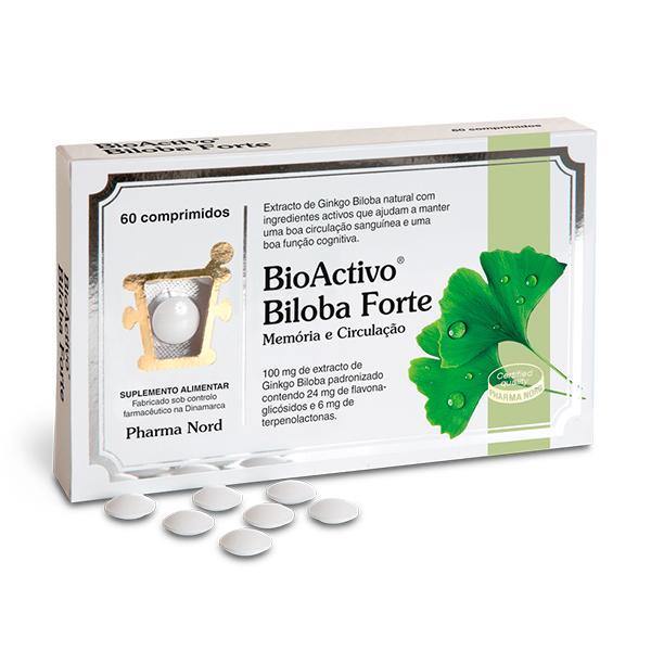 Bioactivo Biloba Forte100mg Compx60 x 60 comp - Farmácia Saldanha