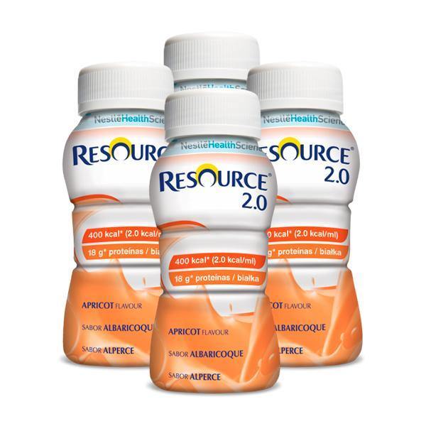 Resource 2.0 Sol Or Alperce 200ml X4 emul oral frasco - Farmácia Saldanha