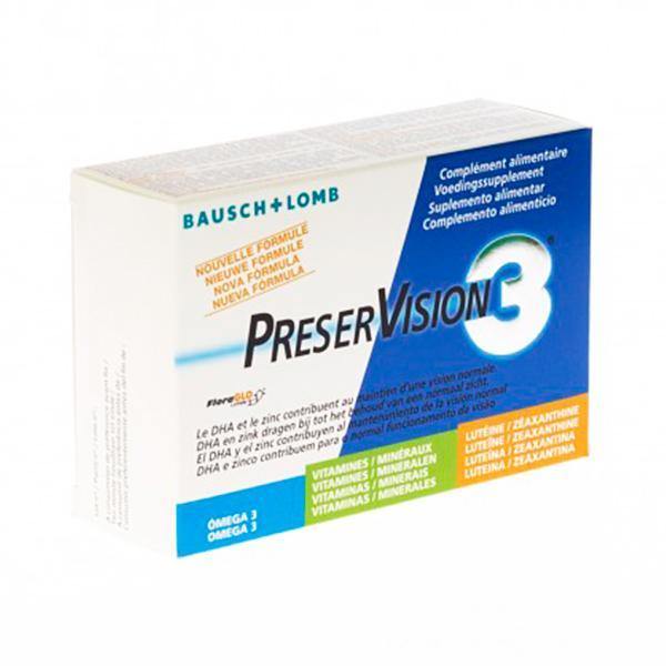 Preservision 3 Caps X 180 cáps(s) - Farmácia Saldanha