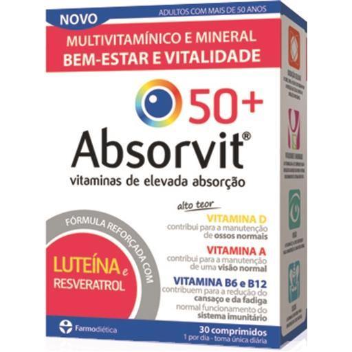 Absorvit 50+ Comp X 30 comps - Farmácia Saldanha