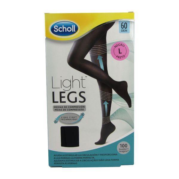 Scholl Light Legs Coll Comp 60den L Preto - Farmácia Saldanha