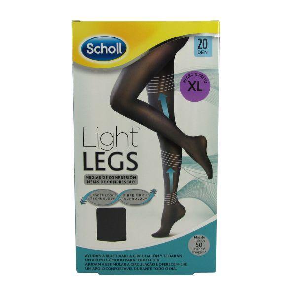 Scholl Light Legs Coll Comp 20den Xl Preto - Farmácia Saldanha
