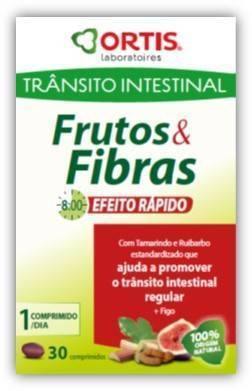 Frutos E Fibras Efeito Rapido Comp X 30 comps - Farmácia Saldanha