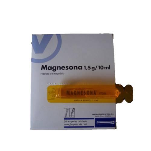 Magnesona, 1500 mg/10 mL x 20 sol oral amp - Farmácia Saldanha