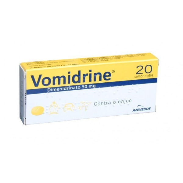 Vomidrine, 50 mg x 20 comp - Farmácia Saldanha